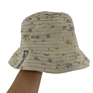 Mountain Hardwear Cream and Green Bucket Hat